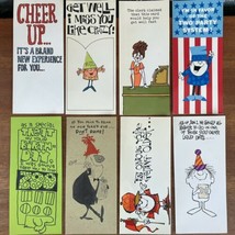 Lot 1970s x8 Hallmark Contemporary Greeting Cards Get Well Birthday New Years - $34.64