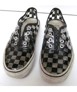 VANS Off the Wall VINYL CHECKERBOARD SNEAKERS SHOES MENS 4 WOMEN&#39;S 5.5 RARE - £30.87 GBP
