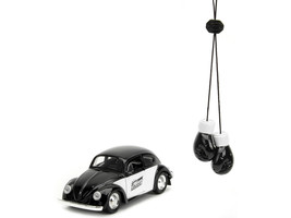 1959 Volkswagen Beetle &quot;Punch Buggy&quot; Black and White and Boxing Gloves Accessory - £16.82 GBP