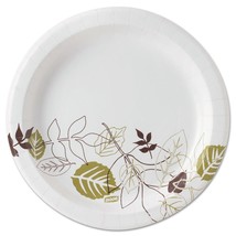 Dixie UX9PATH Pathways 8.5&quot; Paper Plates - Green/Burgundy (1000/CT) New - £126.59 GBP