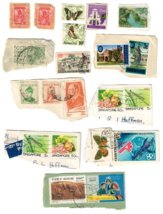 Lot of Twenty (20) Assorted World Postage Stamps - £2.33 GBP