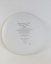 Precious Moments Collector Plate 1991 Blessings From Me To Thee Christma... - $13.30