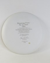 Precious Moments Collector Plate 1991 Blessings From Me To Thee Christmas 523860 - £10.41 GBP