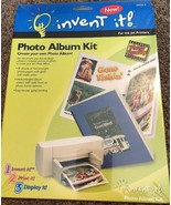 Invent It ~ Photo Album Kit ~ Inkjet Printers ~ Create Your Own Photo Album - $428.03 MXN
