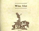 26 Page Hotel Inter-Continental London Wine List Kevin Crooks Master Som... - £77.77 GBP