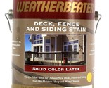 1 Can Weatherbeater 116 Oz Golden Oak Solid Color Latex Deck Fence Sidin... - $25.99