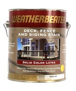1 Can Weatherbeater 116 Oz Golden Oak Solid Color Latex Deck Fence Sidin... - £20.74 GBP