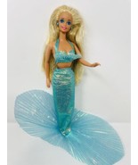 Vintage Barbie Mermaid Doll Blue Tail Dress - £23.59 GBP