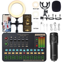 New V10xpro Professional Sound Card Suit Full Set Of Equipment Mobile Phone Comp - $143.00