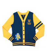 NORTH CAROLINA A&amp;T WOMEN&#39;S CARDIGAN HBCU SWEATER - $1,142.18 MXN