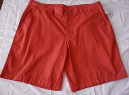 Simply Styled Men&#39;s Flat Front Shorts Burnt Orange Size 40 New W Tags - £13.35 GBP