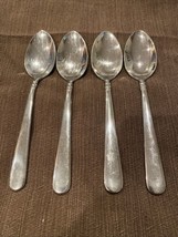 Pearl Platinum by Lenox 18/8 Glossy Stainless Steel Place/soup Spoons Set 4 - $33.54