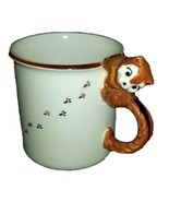 Vintage Chipmunk Mug Hand Painted Chipmunk Handle Coffee Mug Made in Japan - £10.35 GBP