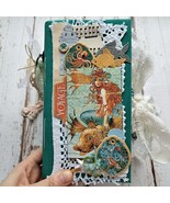 Mermaid junk journal handmade Ocean nautical steampunk journal for sale ... - £395.08 GBP