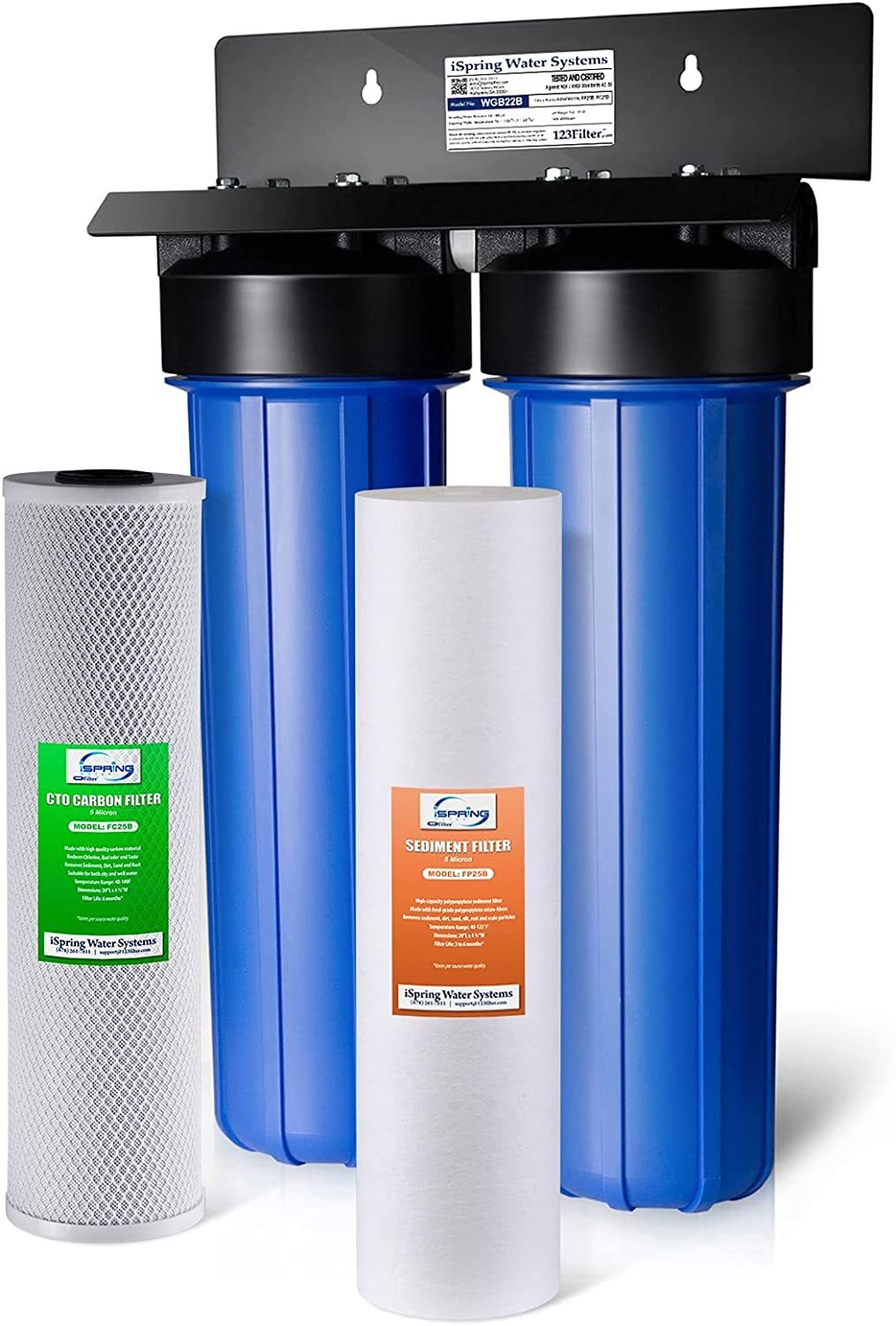Primary image for The Ispring Wgb22B 2-Stage Whole House Water Filtration System With 20" X 4.5"