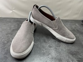 Tommy Bahama Sneakers Women 10M Shoes Gray Perforated Suede Slipon Loafe... - $27.54