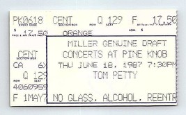 Tom Petty Heartbreakers Konzert Ticket Stumpf Juni 18 1987 Detroit Michigan - £38.26 GBP