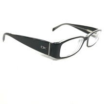 Donna Karan Eyeglasses Frames DK1523 3131 Black Clear Rectangular 52-16-135 - £40.93 GBP
