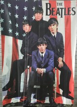 THE BEATLES In America FLAG CLOTH POSTER BANNER LP - £15.73 GBP