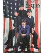 THE BEATLES In America FLAG CLOTH POSTER BANNER LP - £15.84 GBP