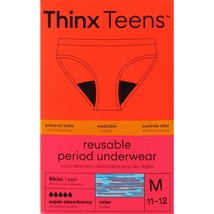 Thinx Teens Bikini Period Underwear Super Absorbency Cotton Medium Holog... - £7.96 GBP