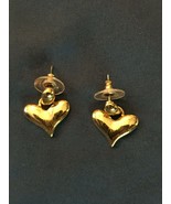 Costume Jewelry Dangling Heart Earrings *Unused* u1 - $149.77 MXN
