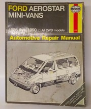 Haynes Repair Manual for Ford Aerostar Mini-Vans, 1986-1990 -Service Guide - $9.99