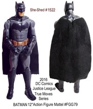 DC Justice League True-Moves Series BATMAN 12&quot; Action Figure FGG79 Toy - $6.95