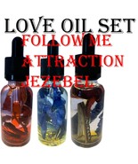 Love Oil Set 3xxx Jezebel-Follow Me-Attraction Hoodoo Wiccan Pagan Conjure - £17.74 GBP