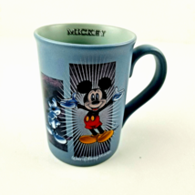 Vintage Mickey Mouse Coffee Mug Slate Blue Walt Disney World Exclusive - £12.92 GBP