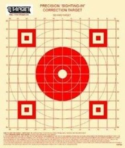 KWPGS 100 Yd Rifle Sighting-In Target on target paper (red) 1&quot; Grid (50 ... - £16.89 GBP