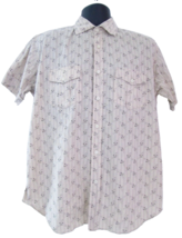 Paulo Gionelli Men’s Floral Tan Short Sleeve Shirt Size L - £14.73 GBP