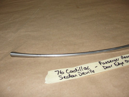 76 Cadillac Sedan Deville RIGHT PASSENGER SIDE REAR DOOR EDGE GUARD TRIM... - £54.17 GBP