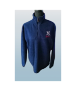 New York Yankees Adidas 90s Fleece LS 1/4 Zipper Sz S