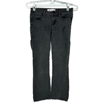 No Boundaries Black Straight Leg Jeans Size 1 Womens Stretch Cotton Blen... - $19.32