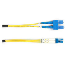 Black Box FOSM-003M-SCLC OS2 9/125 Singlemode Fiber Optic Patch Cable - Ofnr Pvc - $41.70