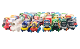 Thomas the Train Mini Micro Masked Trains Superheroes Glow in the Dark 41 Pc - $43.53