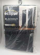 Eclipse Blackout Curtain (2) Panels 42&quot; X 84&quot;  Black - £17.86 GBP
