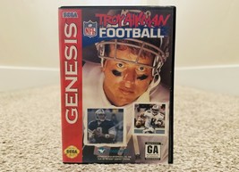 Troy Aikman NFL Football (Sega Genesis, 1994) Complete With Manual - $5.84