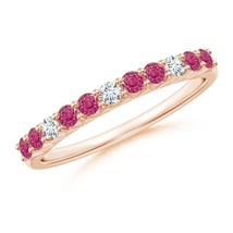 Authenticity Guarantee

ANGARA 0.43 Ct Round Pink Sapphire and Diamond Half E... - £859.80 GBP