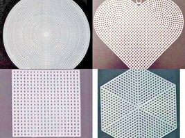 Plastic Canvas Shapes: Heart - Circle - Hexagon NEW  6 or 7 Pack  - £6.20 GBP+