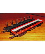 MARKLIN HO 391 .6 &amp; 392 .6 FLAT &amp; RUNG CARS TIN PLATE BK 4.2 COUPLINGS 1... - $1,867.42 MXN