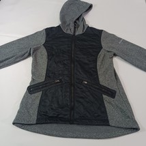 Columbia XL0062 Women’s Size M Black Gray/Black Full Zip Pockets Hoodie Jacket image 4