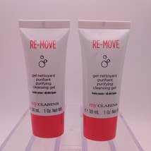 LOT OF 2 CLARINS MY Clarins Re Move Purifying Cleansing Gel 1oz  Sealed  - $10.88