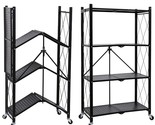 4-Tier Heavy Duty Unit With Wheels Moving Easily Organizer Shelves Great... - £113.30 GBP