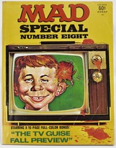 Vintage 1972 MAD Magazine Special Issue Number Eight 8 w TV Guide Preview - £6.42 GBP