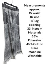 Free People Intimately Women&#39;s Good Vibes Sheer Flare Leg Lounge Pants G... - $36.95