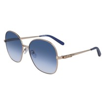 Salvatore Ferragamo Sunglasses SF242S 783 Rose Gold/Blue Gradient Authen... - $96.03