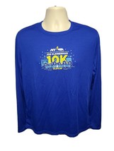 2020 NYRR Joe Kleinerman 10K Run Adult Medium Blue Long Sleeve Jersey - £14.08 GBP
