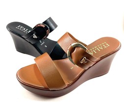 Italian Shoemakers Quincie High Wedge Slip On Sandals Choose Sz/Color - £47.54 GBP